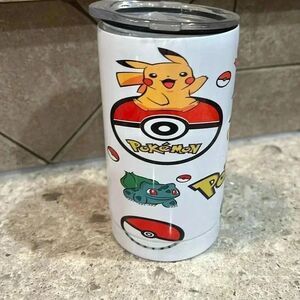 Pokemon tumbler with  two lids
